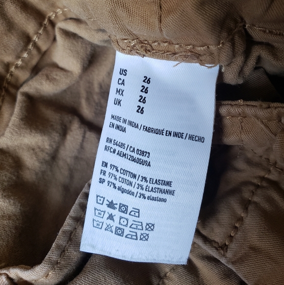 American Eagle Extereme Flex Khaki Shorts - Picture 4 of 4